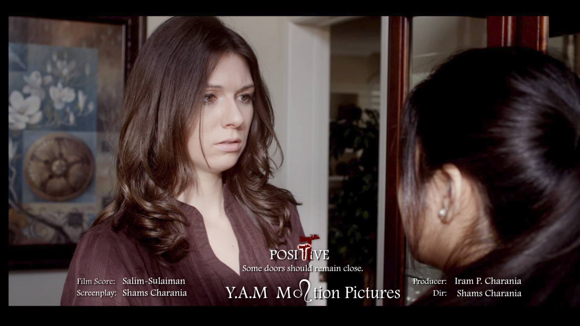 POSITIVE-Film production still of Melanie Friedrich and Iman Esmail