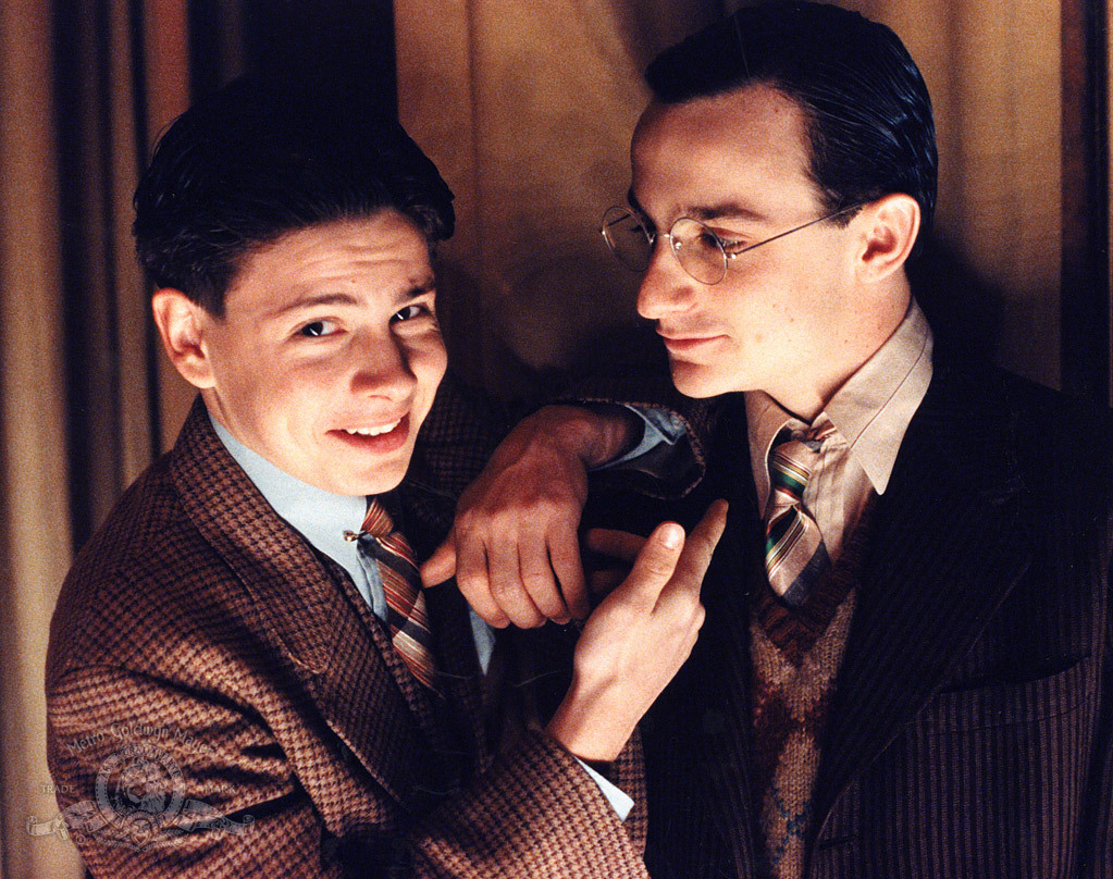 Still of Jason Marsden and Michael Weiner in Mr. Saturday Night (1992)