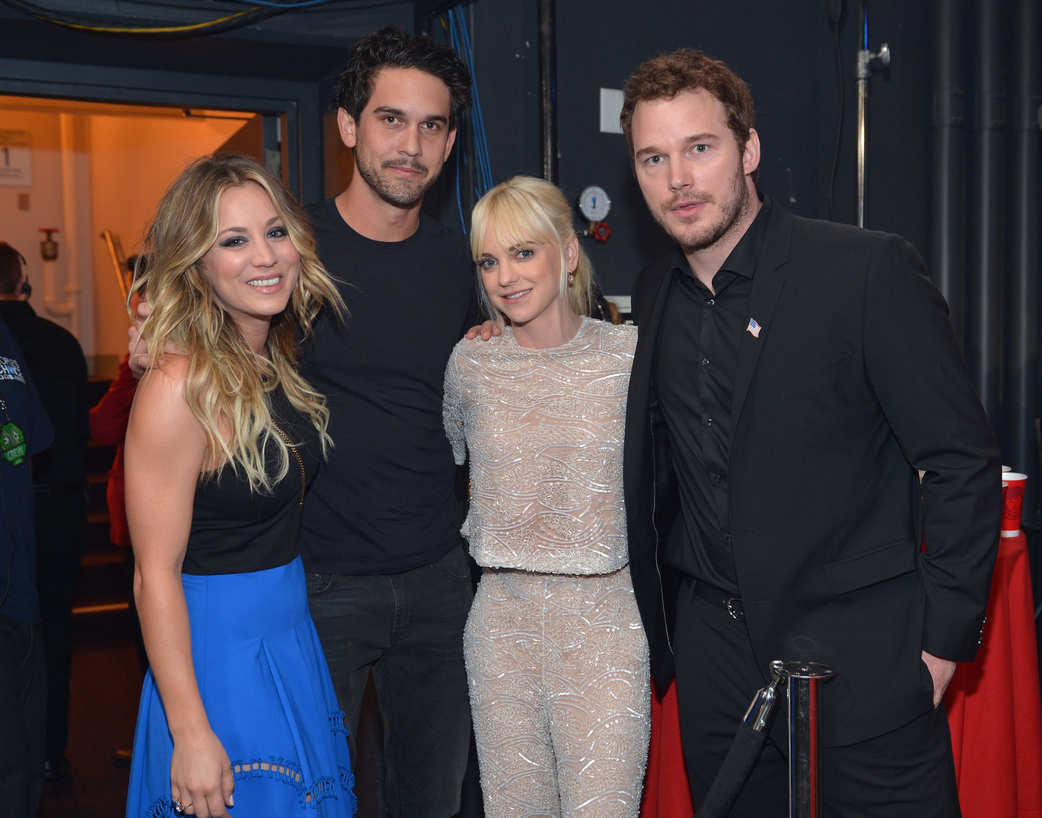 Kaley Cuoco, Anna Faris, Chris Pratt and Ryan Sweeting