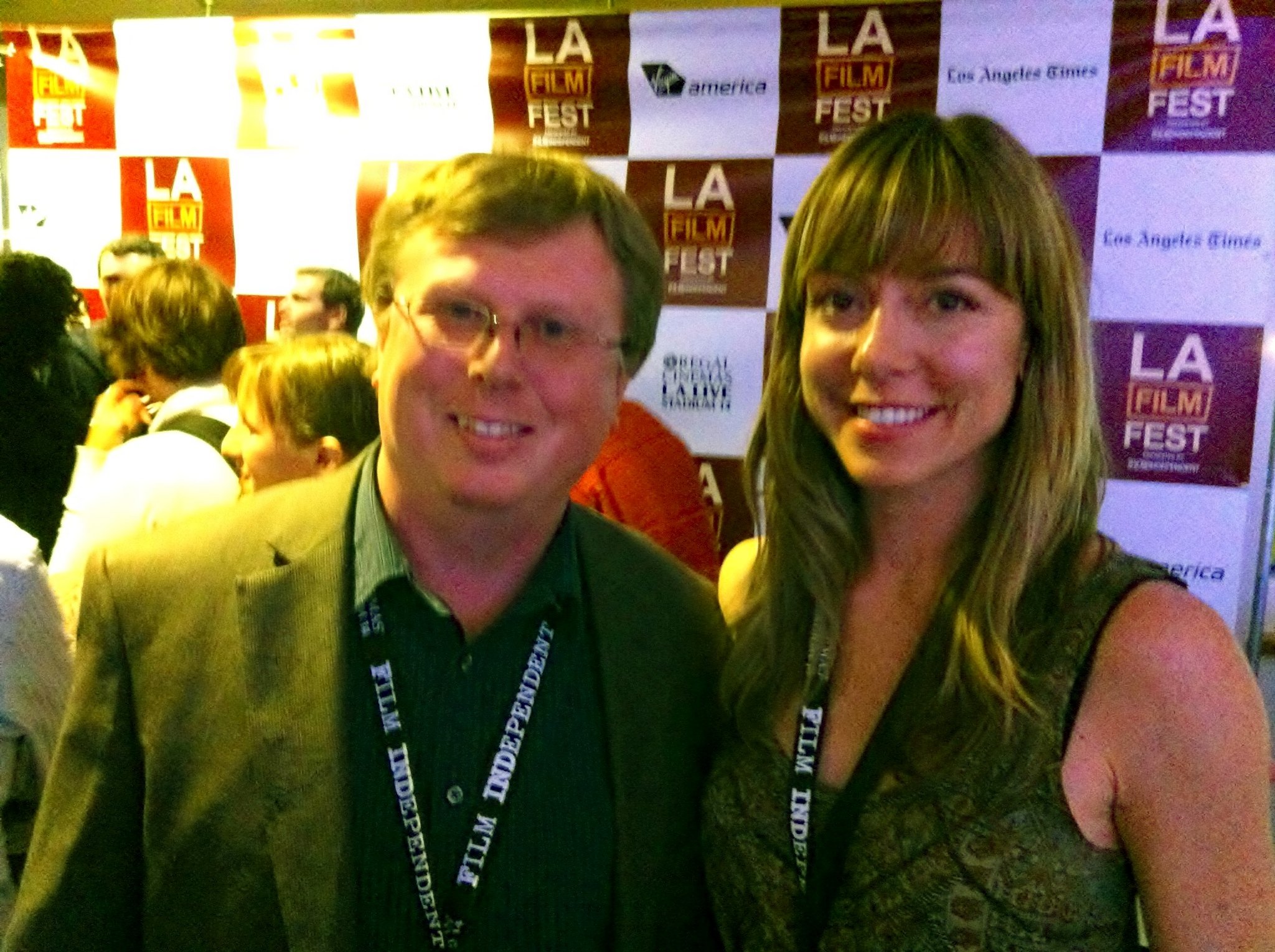 Sian Heder and Keith Balter at Los Angeles Film Festival