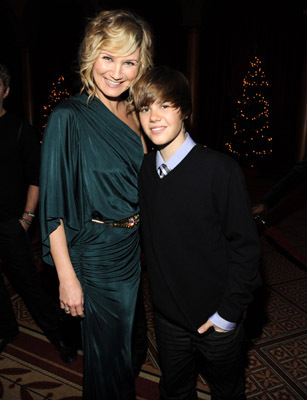 Jennifer Nettles and Justin Bieber