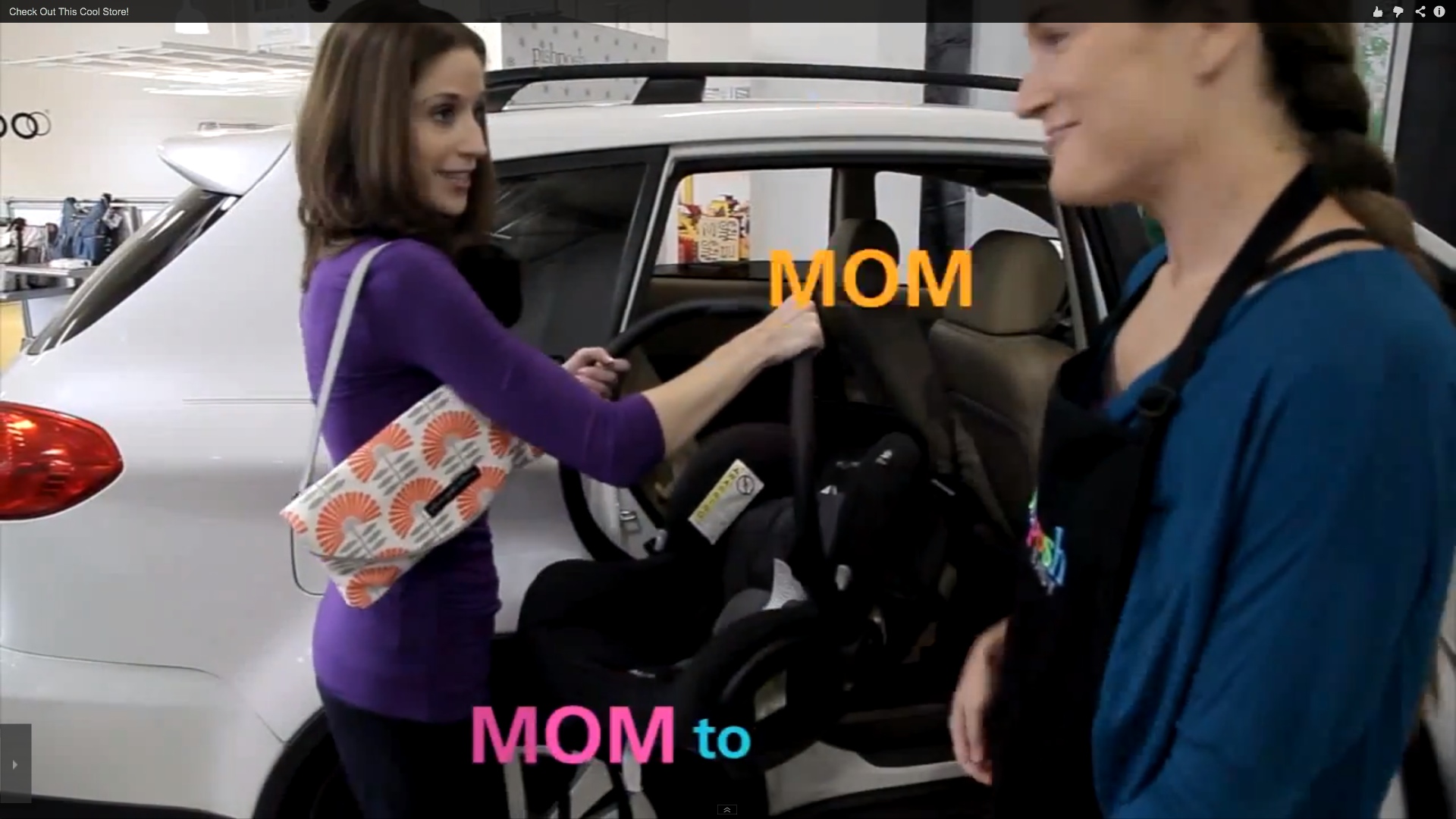 Screen Shot from PishPosh Baby Commercial