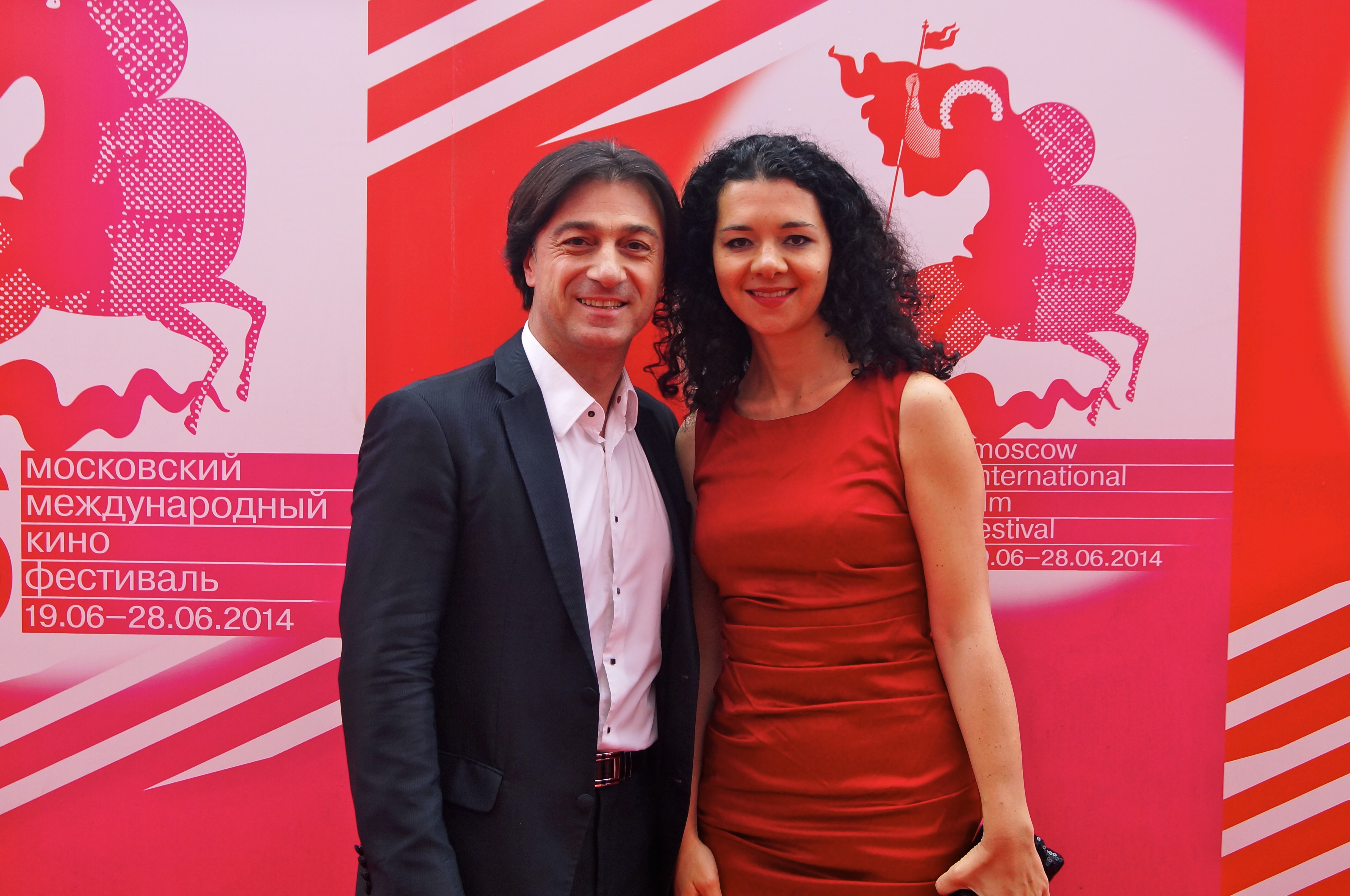 36th Moscow International Film Festival with award winning actor Evklid Kurzidis - 2014