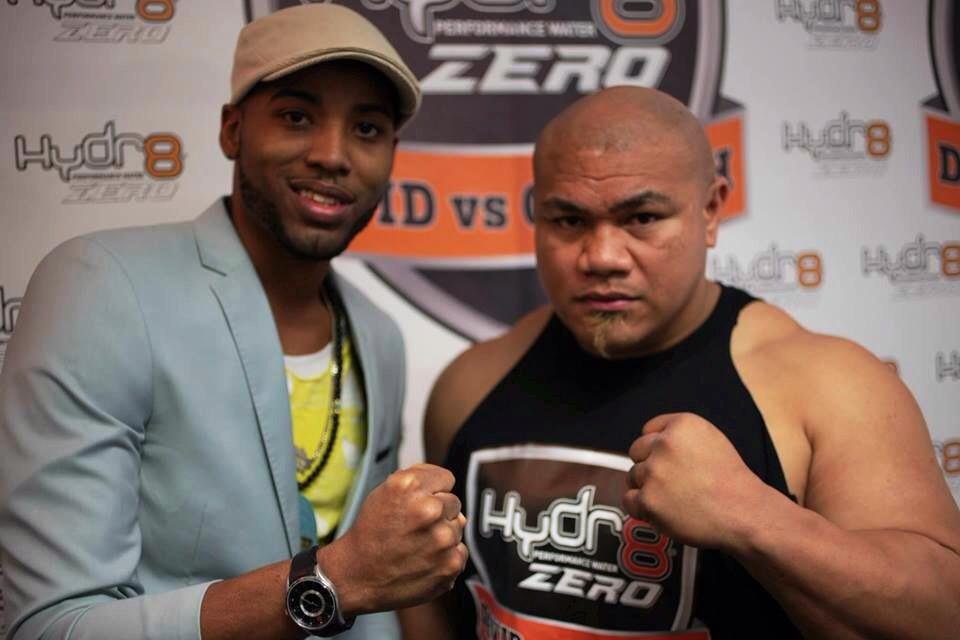 Kelvin with New Zealand Boxing Legend, David Tua.
