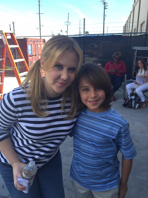 Kenta with Amy Schumer MTV Movie Awards 2015