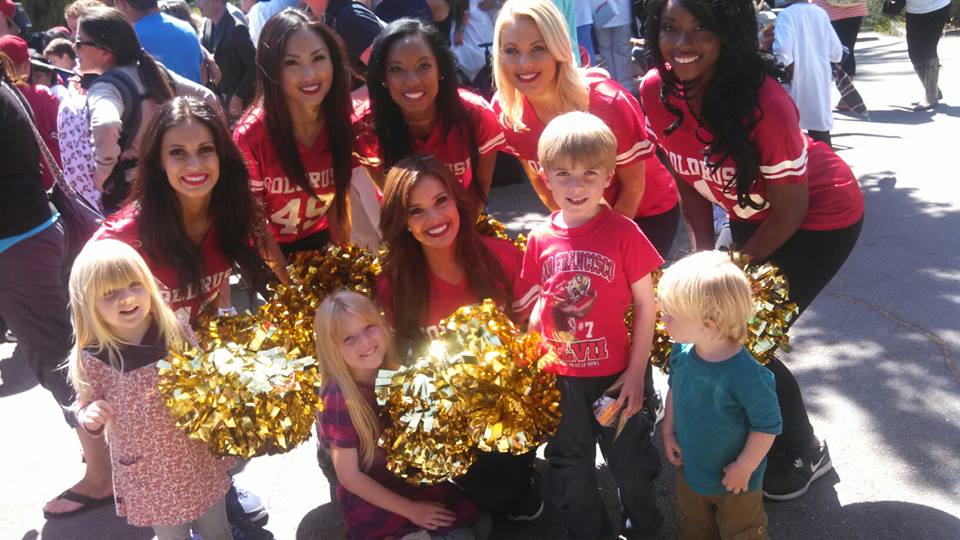 The Lamming kids won over the San Francisco 49ers Cheerleaders in under two seconds!