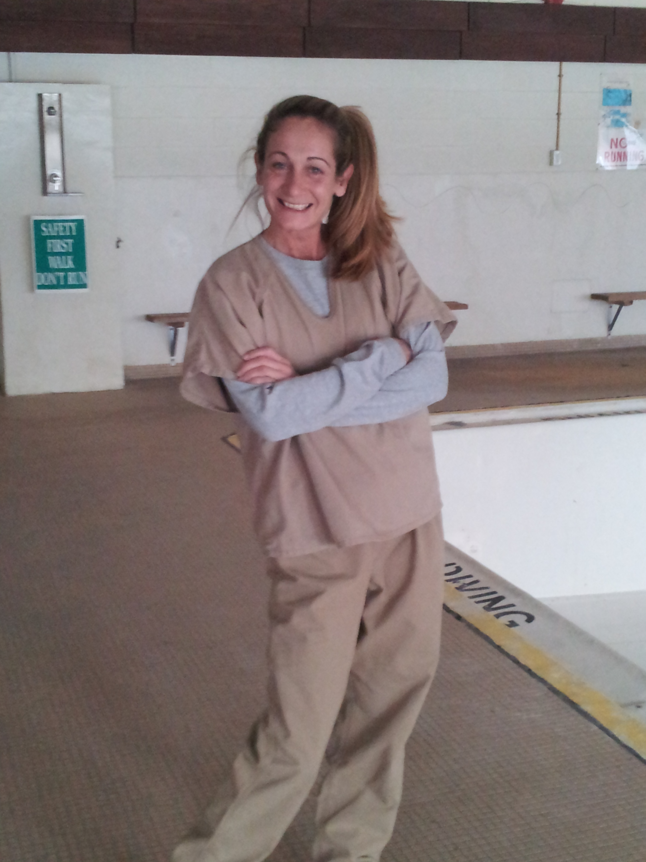 Loretta White Trash/Meth Head Inmate during season one of Orange is The New Black Episodes 5,6,7,8,9,10,....