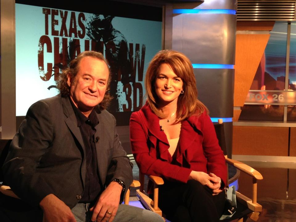 David Born & Fox News Anchor Melissa Wilson. Texas Chainsaw 3D Interview.