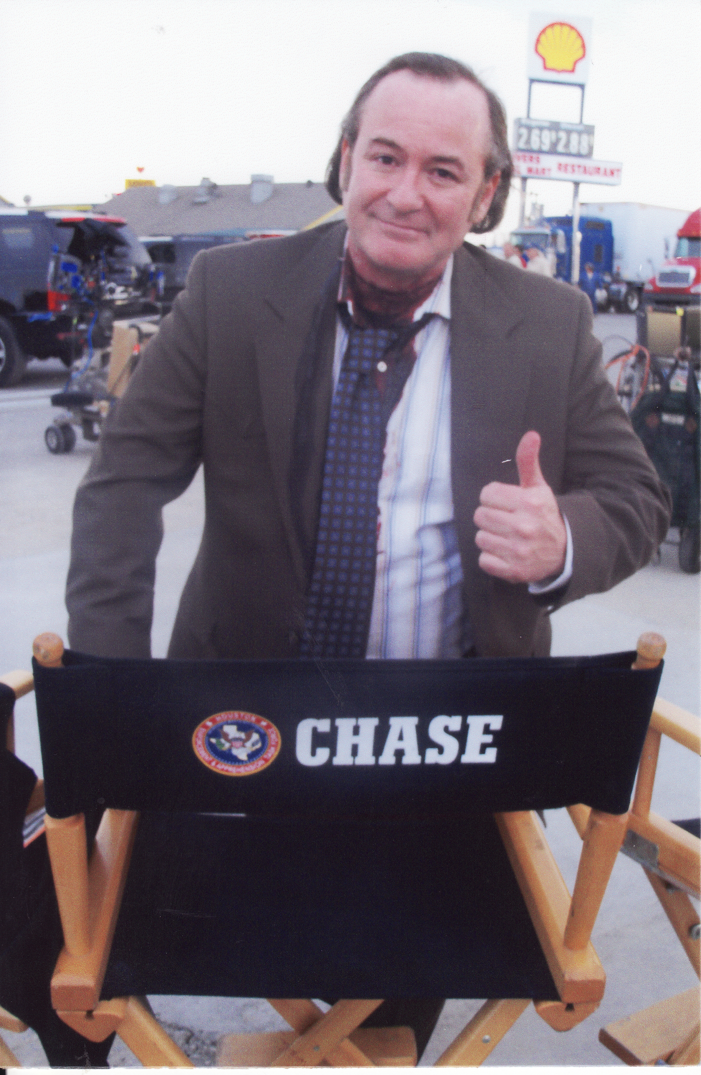 David Born on the set of 'Chase' for ABC. Pilot.