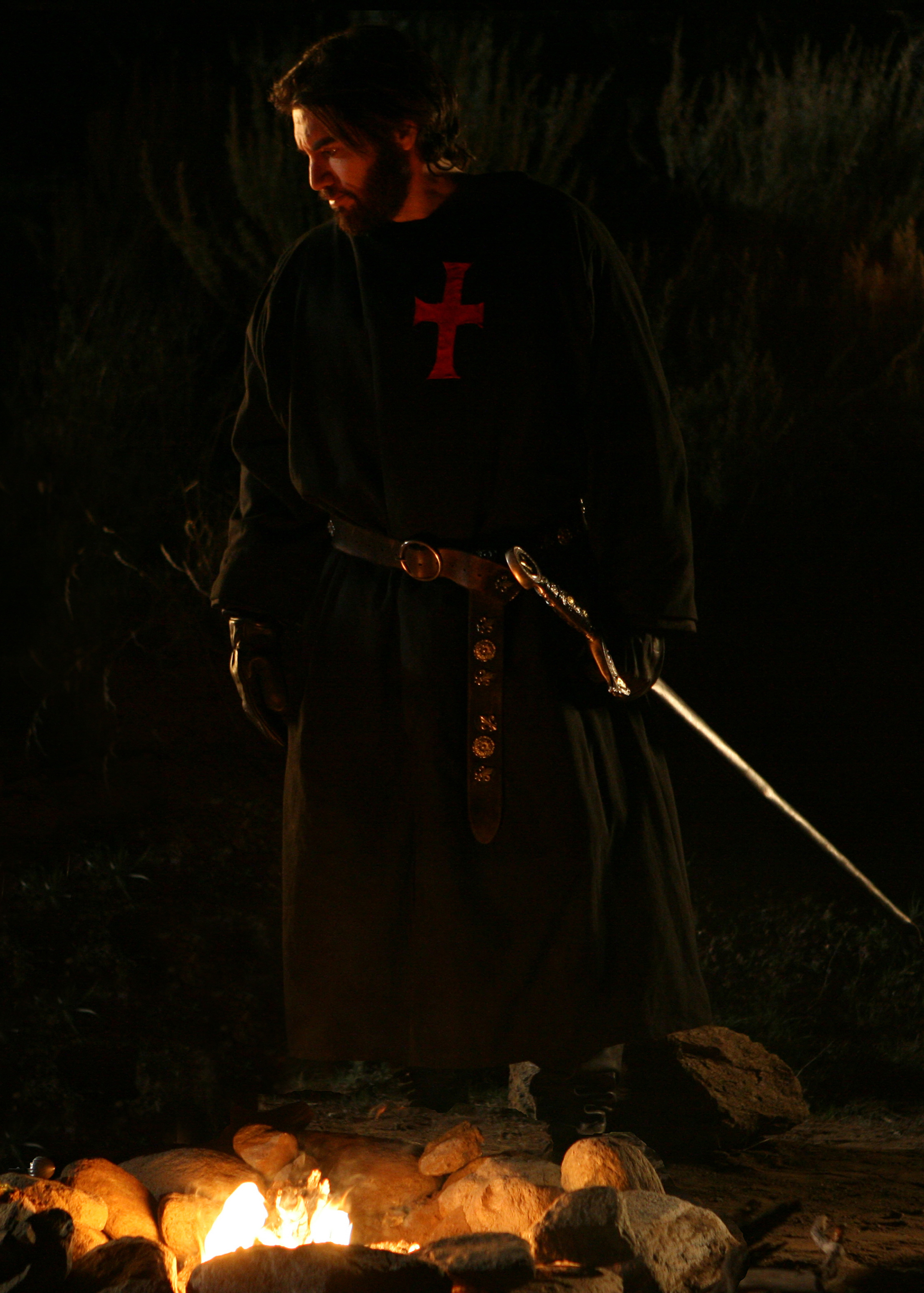 Paul Sampson as Lord Gregoire in 'Night of the Templar' 2009