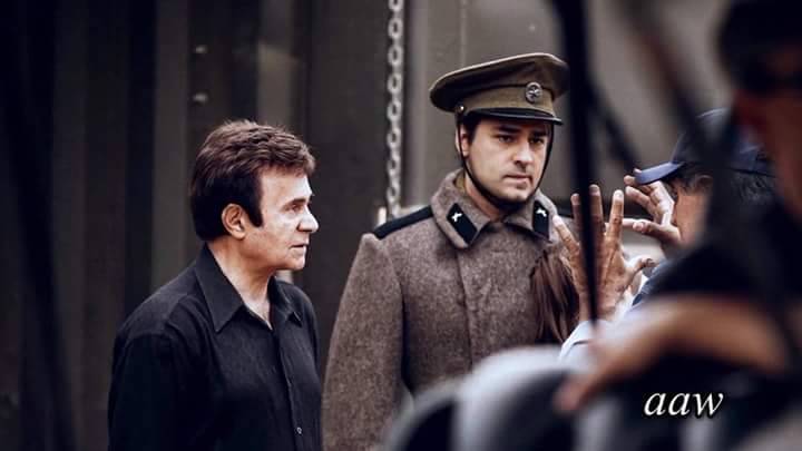 Vaz Andreas as Freydun Atturaya and director Henri Charr in a docudrama 'A Man Before His Time'