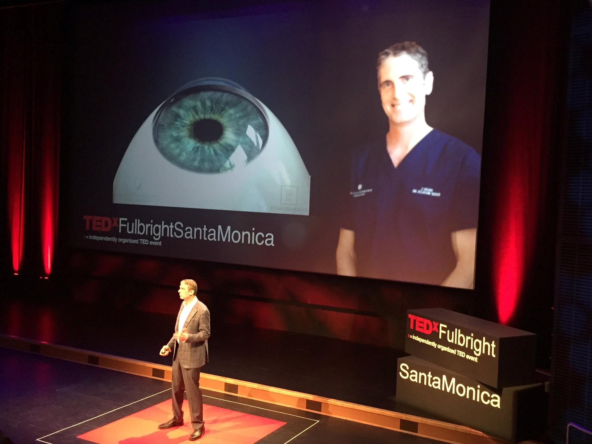 Dr. Brian Boxer Wachler received a standing ovation after his TEDx talk on fighting for patients with Keratoconus using Holcomb C3-R to prevent cornea transplants
