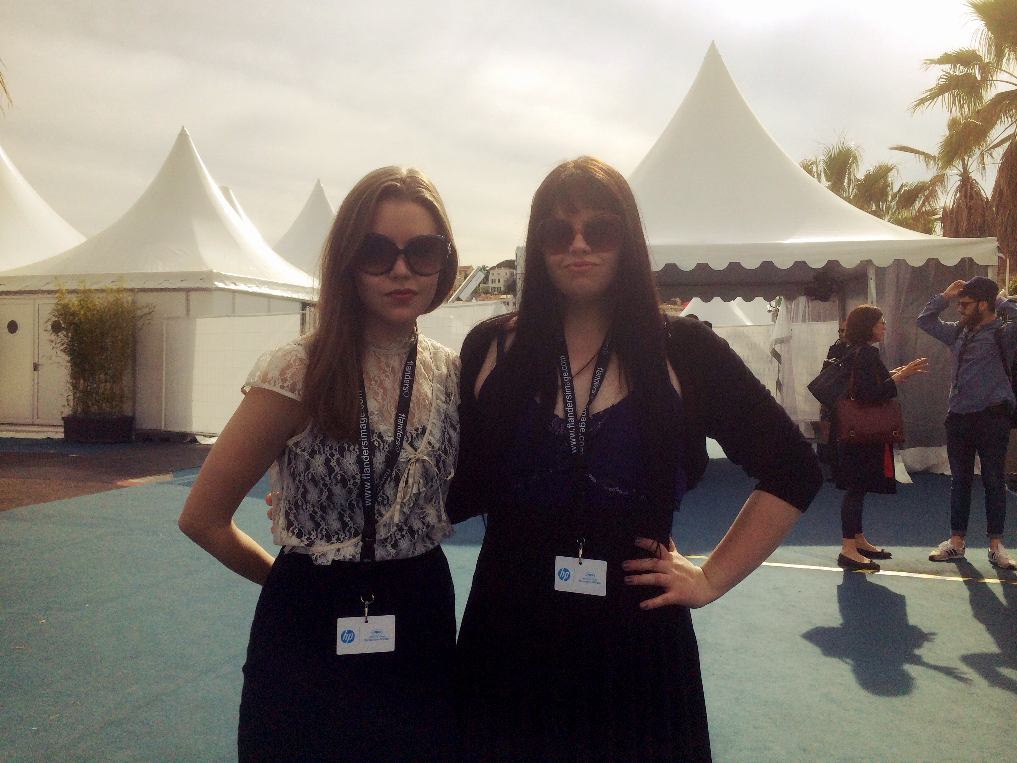Festival De Cannes 2014, with actress Katja Jaskari