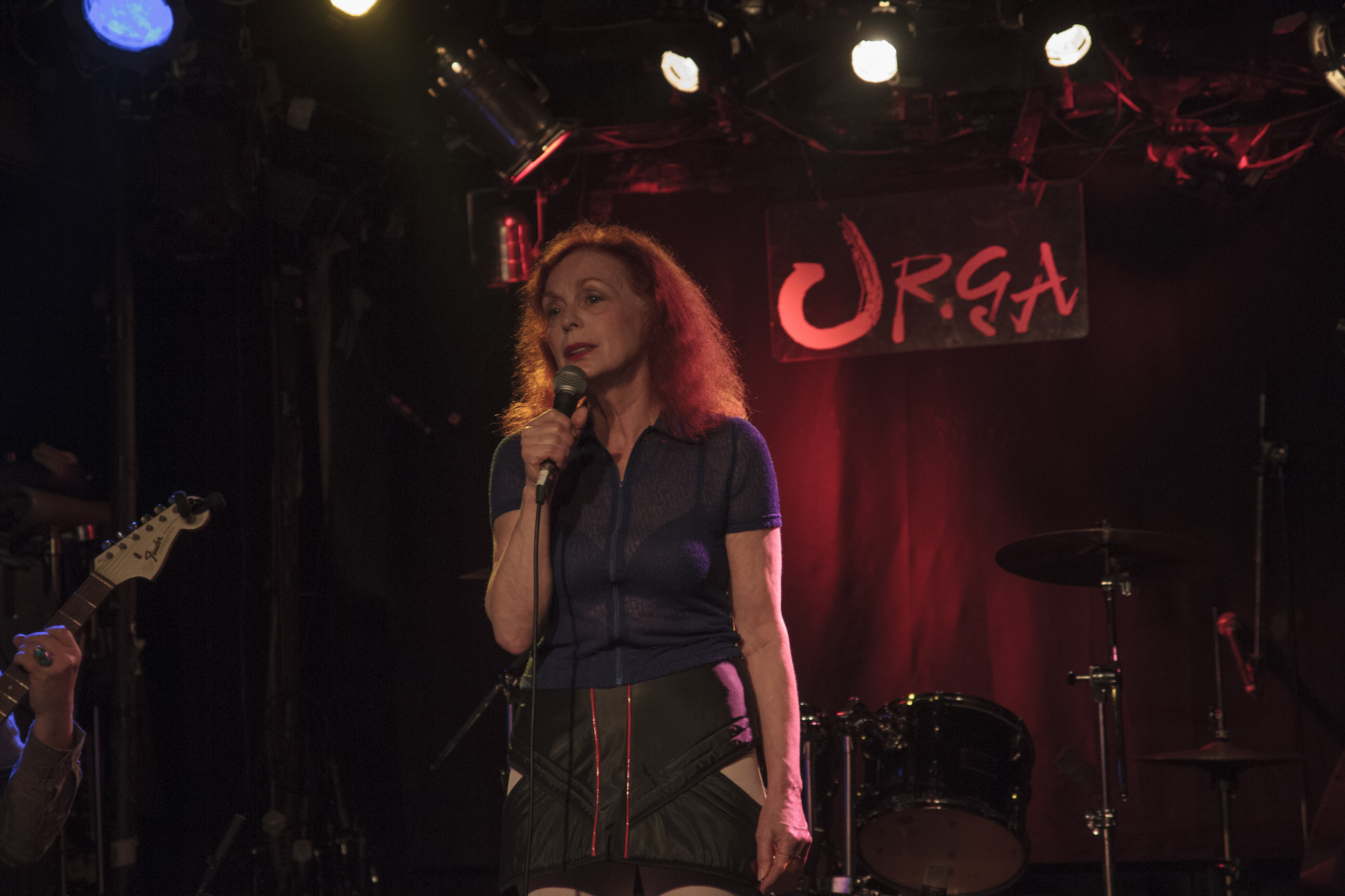 Iris Karina performs at Club URGA in Tokyo