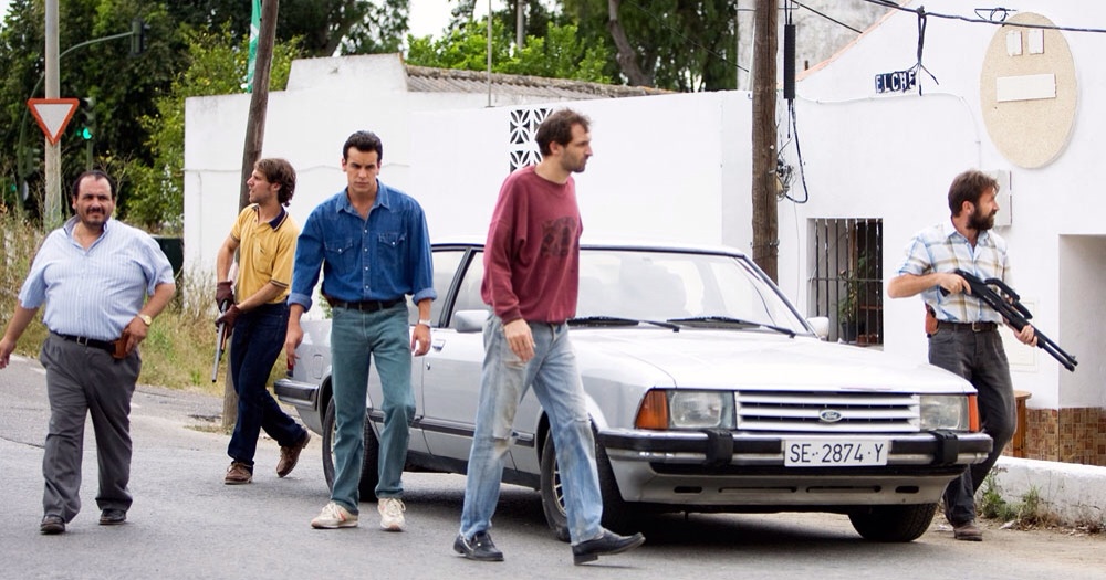 Antonio de la Torre, Julián Villagrán, Mario Casas, Joaquín Núñez and José Manuel Poga in Grupo 7 (2012)