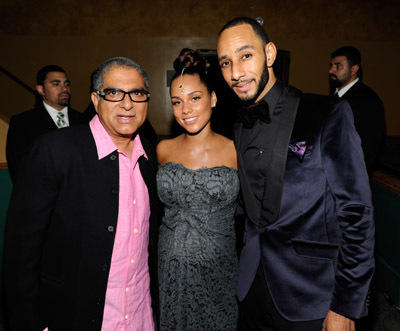 Deepak Chopra, Swizz Beatz and Alicia Keys