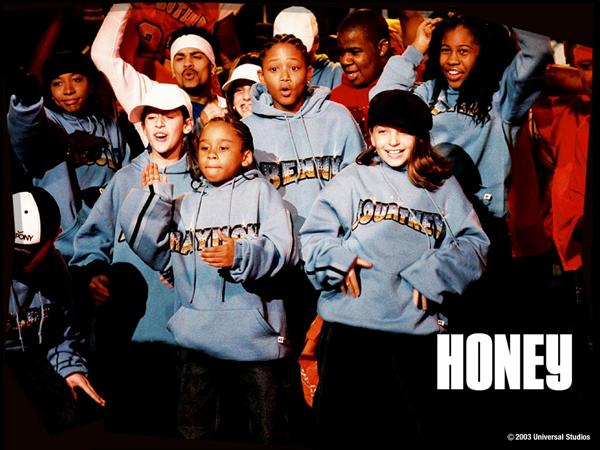 Zachary Isaiah Williams along with Lil' Romeo in a scene from Universal Studios, HONEY.