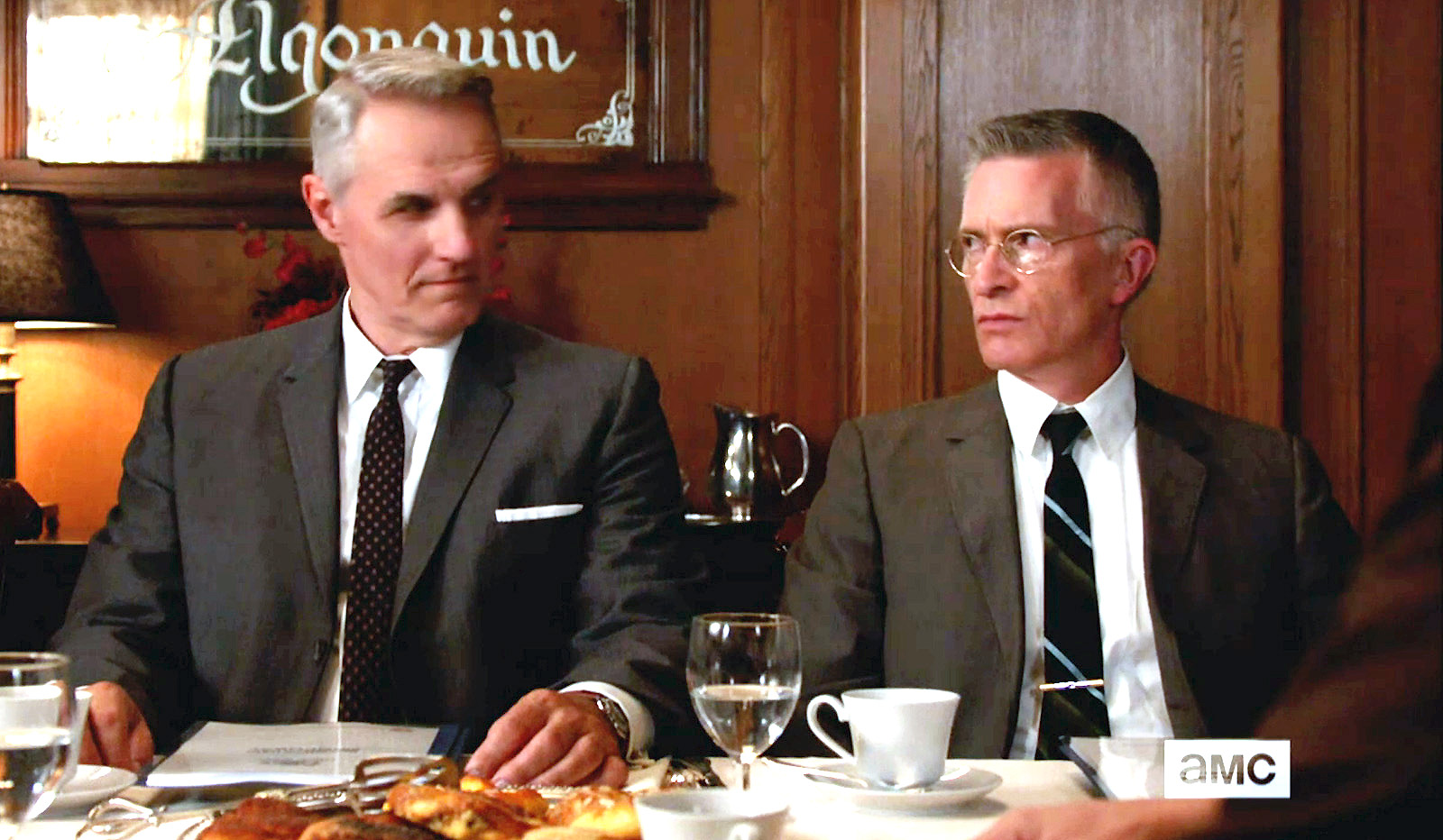 As Tony (right) on episode 705 of MAD MEN.