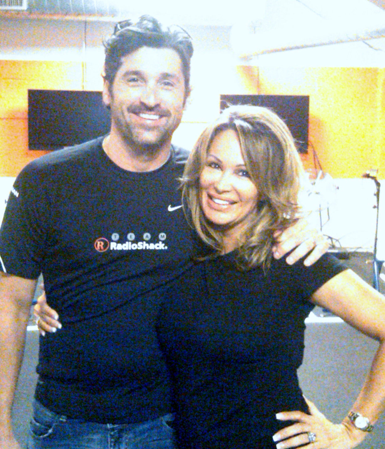 Lisa Christiansen with Patrick Dempsey