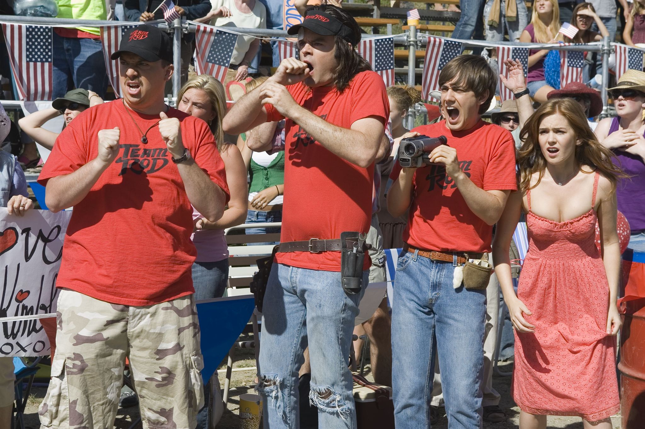 Still of Isla Fisher, Bill Hader, Danny McBride and Jorma Taccone in Hot Rod (2007)