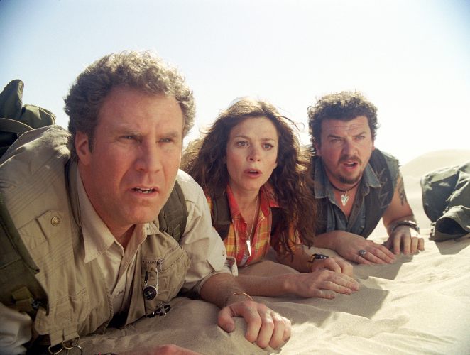 Still of Will Ferrell, Anna Friel and Danny McBride in Land of the Lost (2009)