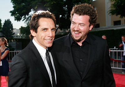 Ben Stiller and Danny McBride at event of Griaustinis tropikuose (2008)
