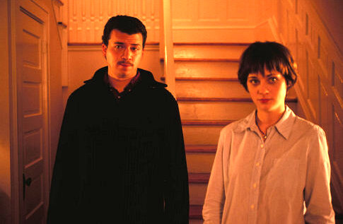 Still of Zooey Deschanel and Danny McBride in All the Real Girls (2003)