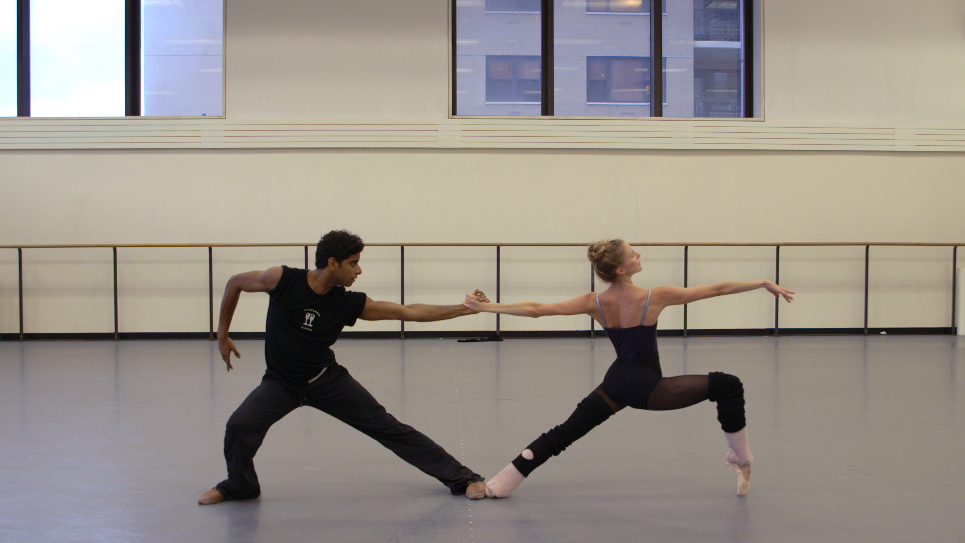 Still of Justin Peck and Adelaide H. O'Brien in Ballet 422 (2014)