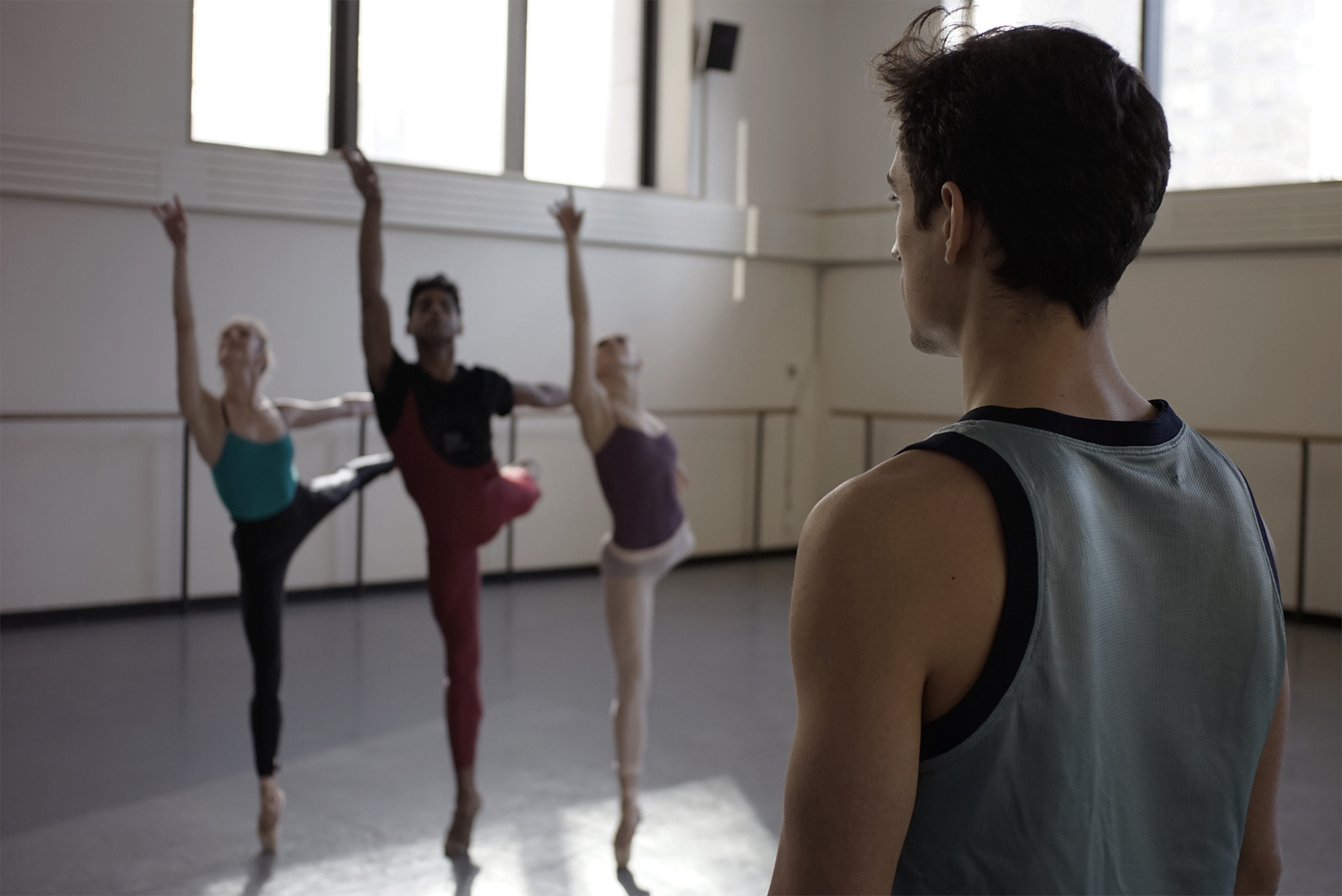 Still of Tiler Peck, Amar Ramasar, Justin Peck and Adelaide H. O'Brien in Ballet 422 (2014)