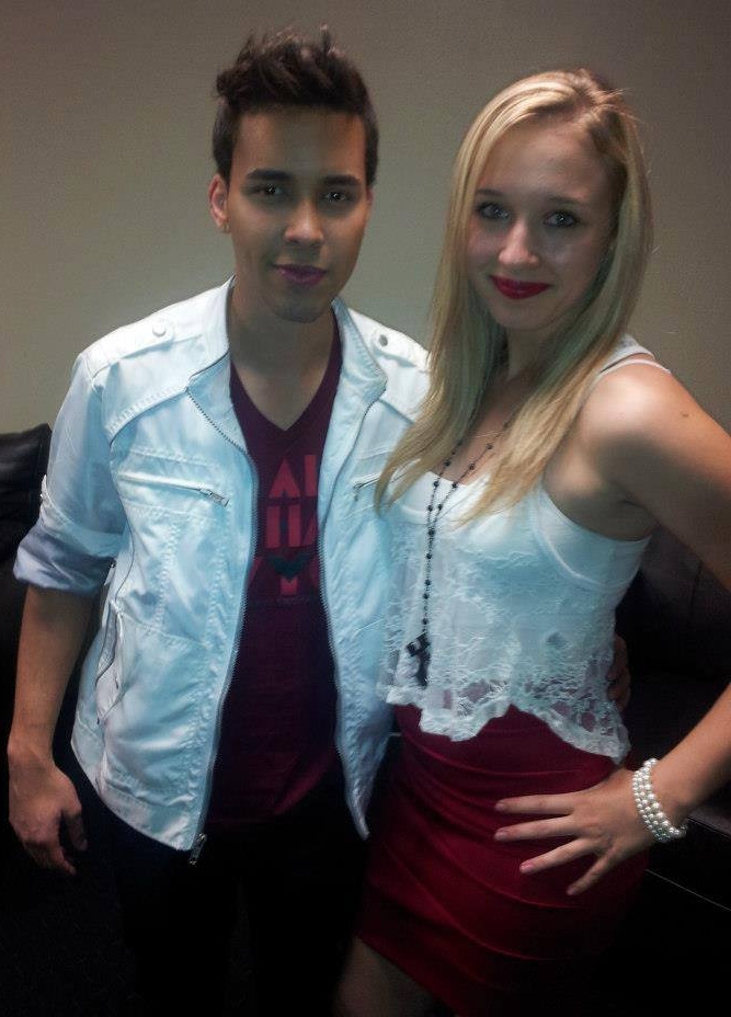 Houston Club with Prince Royce back stage