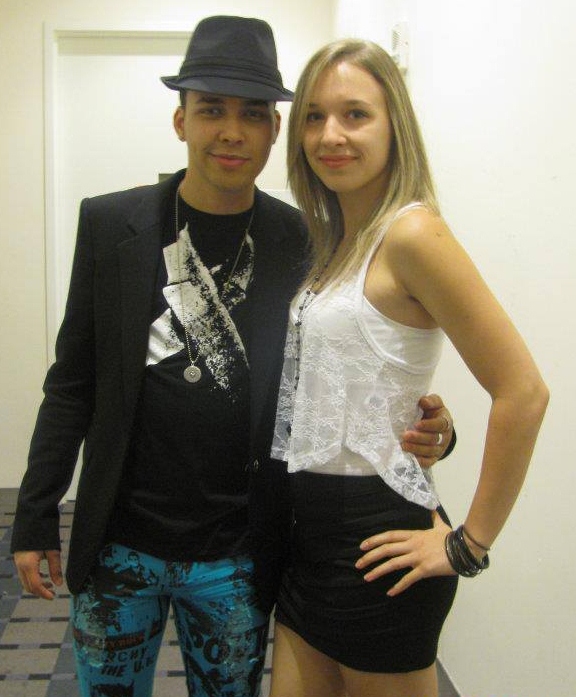 Back Stage with Prince Royce