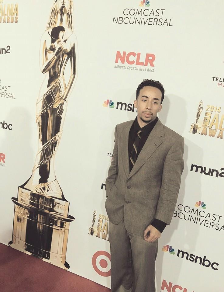 On the red carpet at 2014 Alma Awards