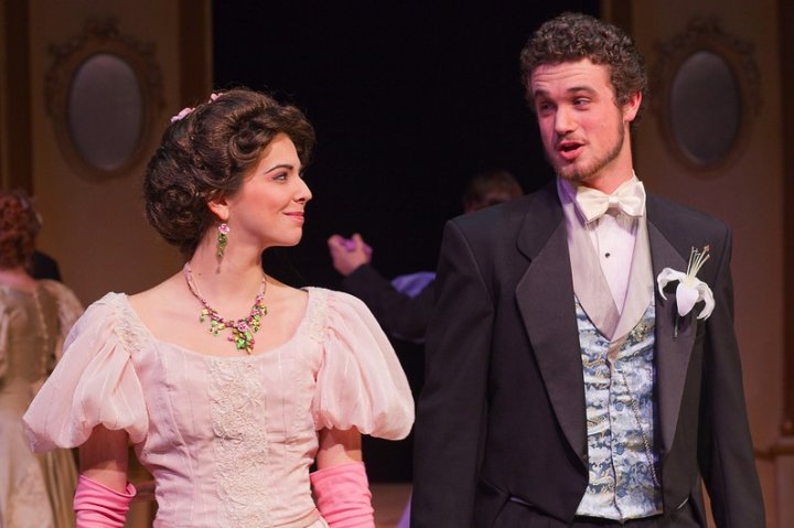 As Lord Goring in 'An Ideal Husband' with Oregon State University. Across from Jordyn Patton.