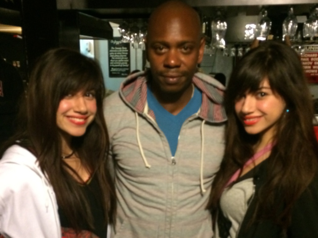 Dave Chappelle, Dahlia Tequali and Dia Tequali