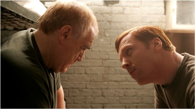 Still of Brian Cox and Damian Lewis in The Escapist (2008)