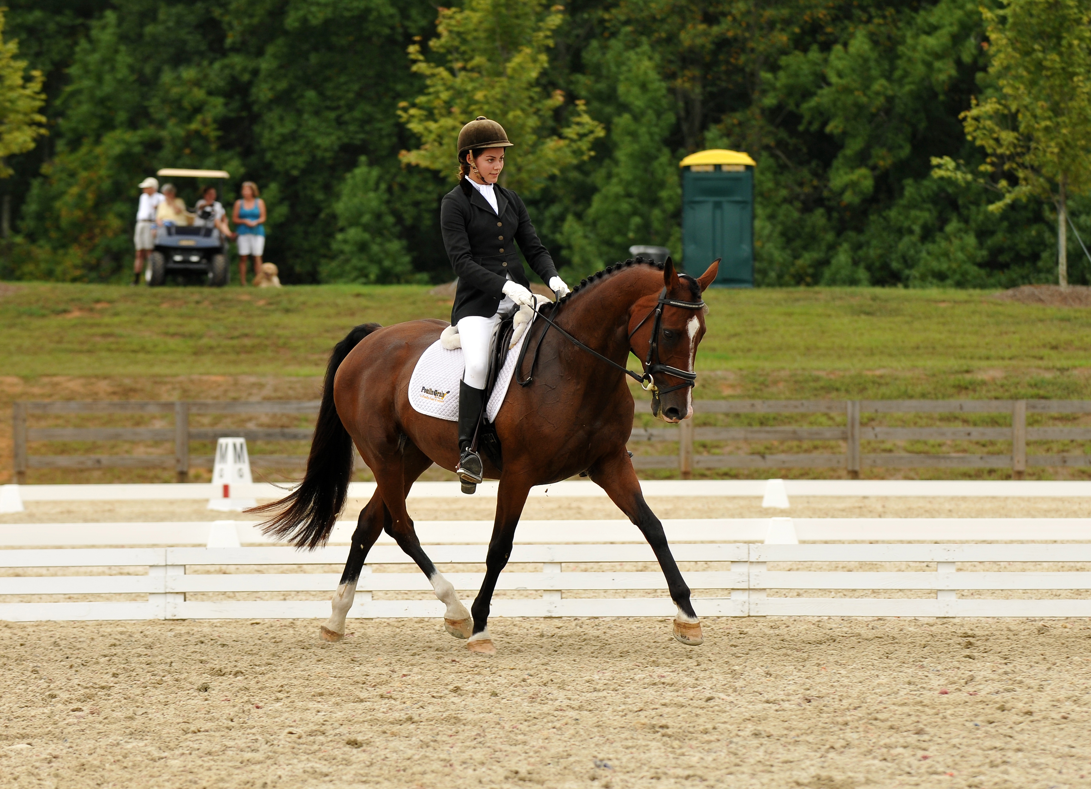 Annie and Diva at The Eventing Championships