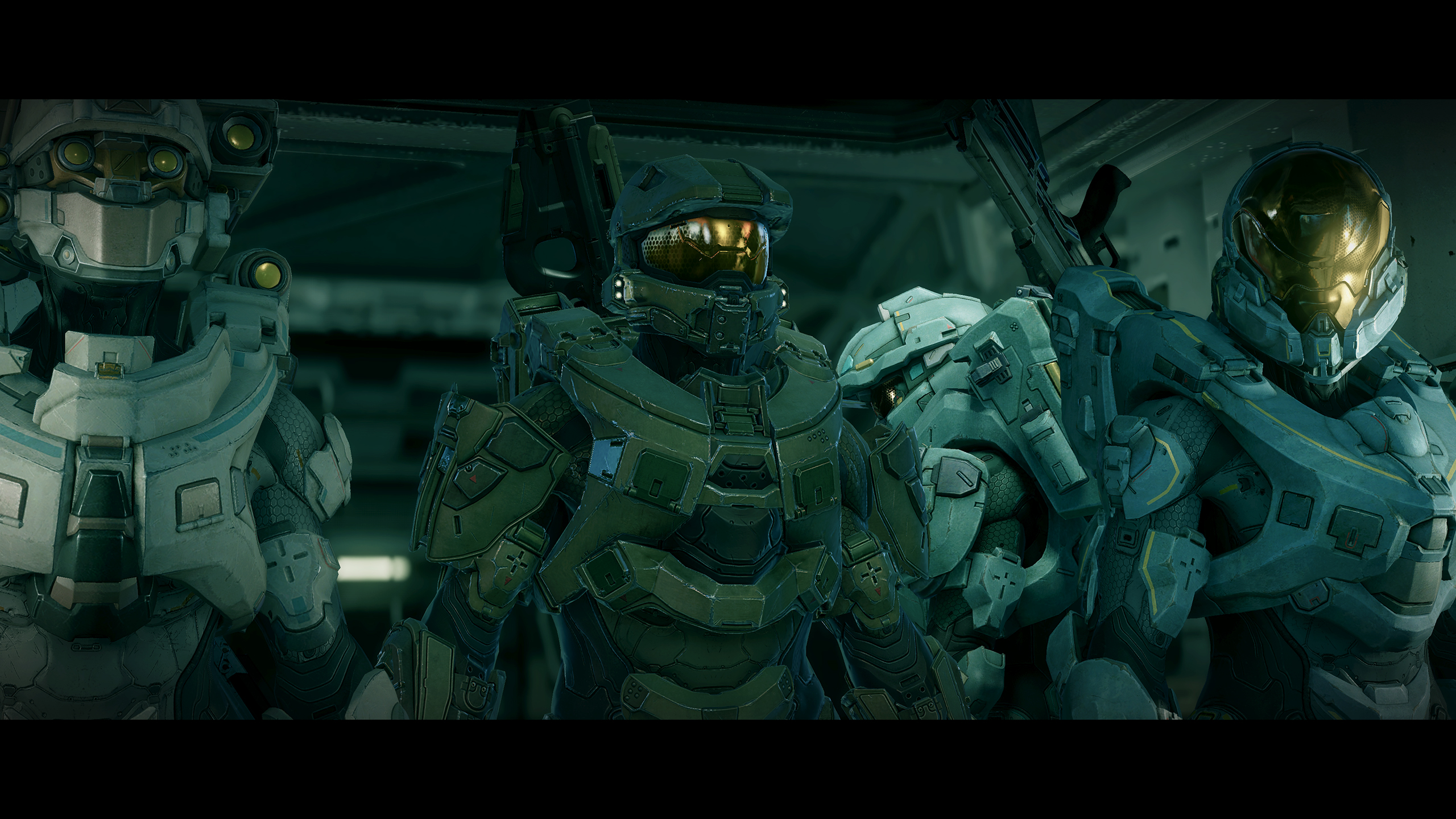 Still of Steve Downes, Michelle Lukes and Brittany Uomoleale in Halo 5: Guardians (2015)