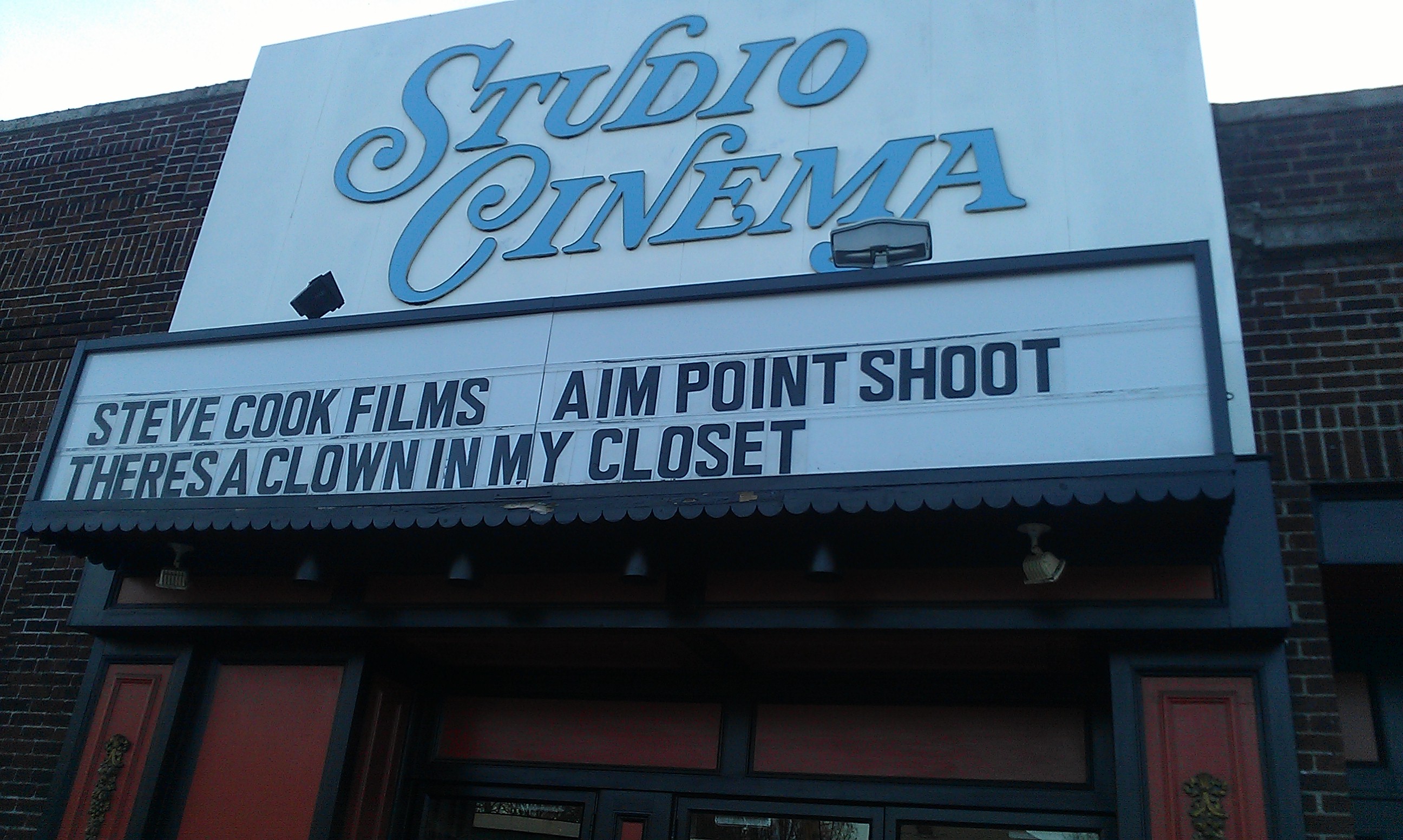 Private screening of Aim Point Shoot (2013) and There's a Clown in My Closet (2013)