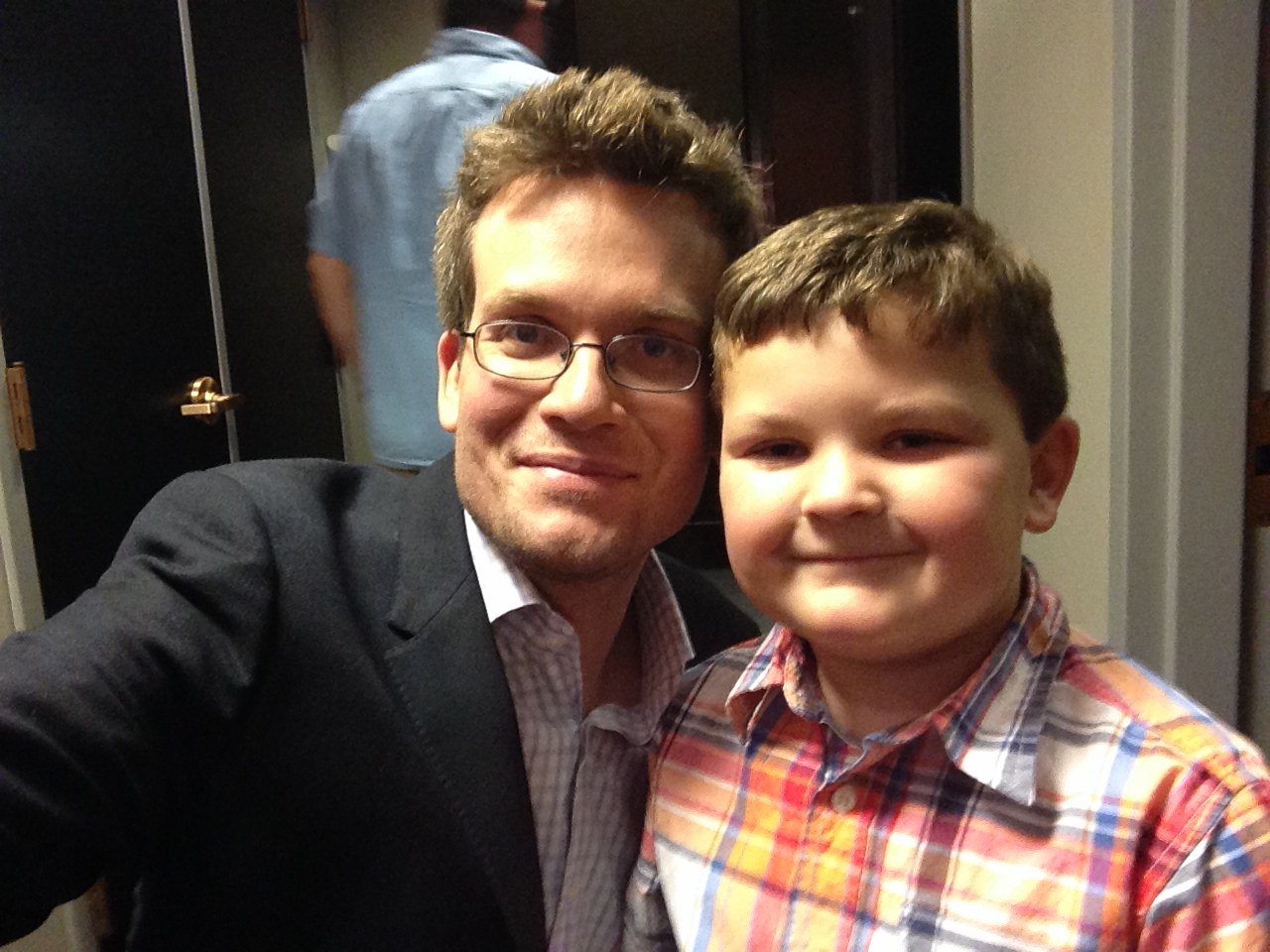 Wyatt and The Fault In Our Stars author John Green