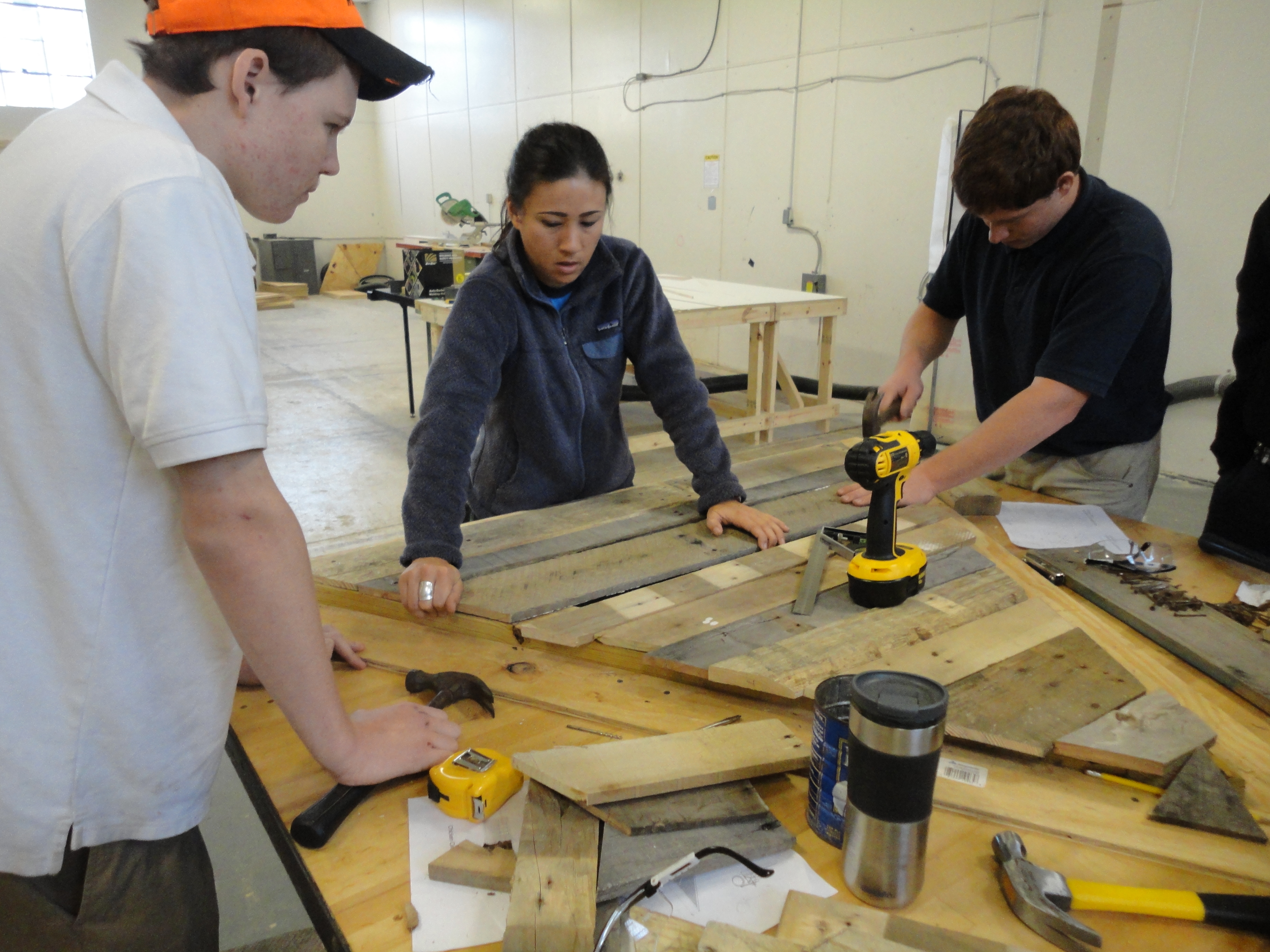 Still of Emily Pilloton, Stevie Mizelle and Cj Robertson in If You Build It (2013)