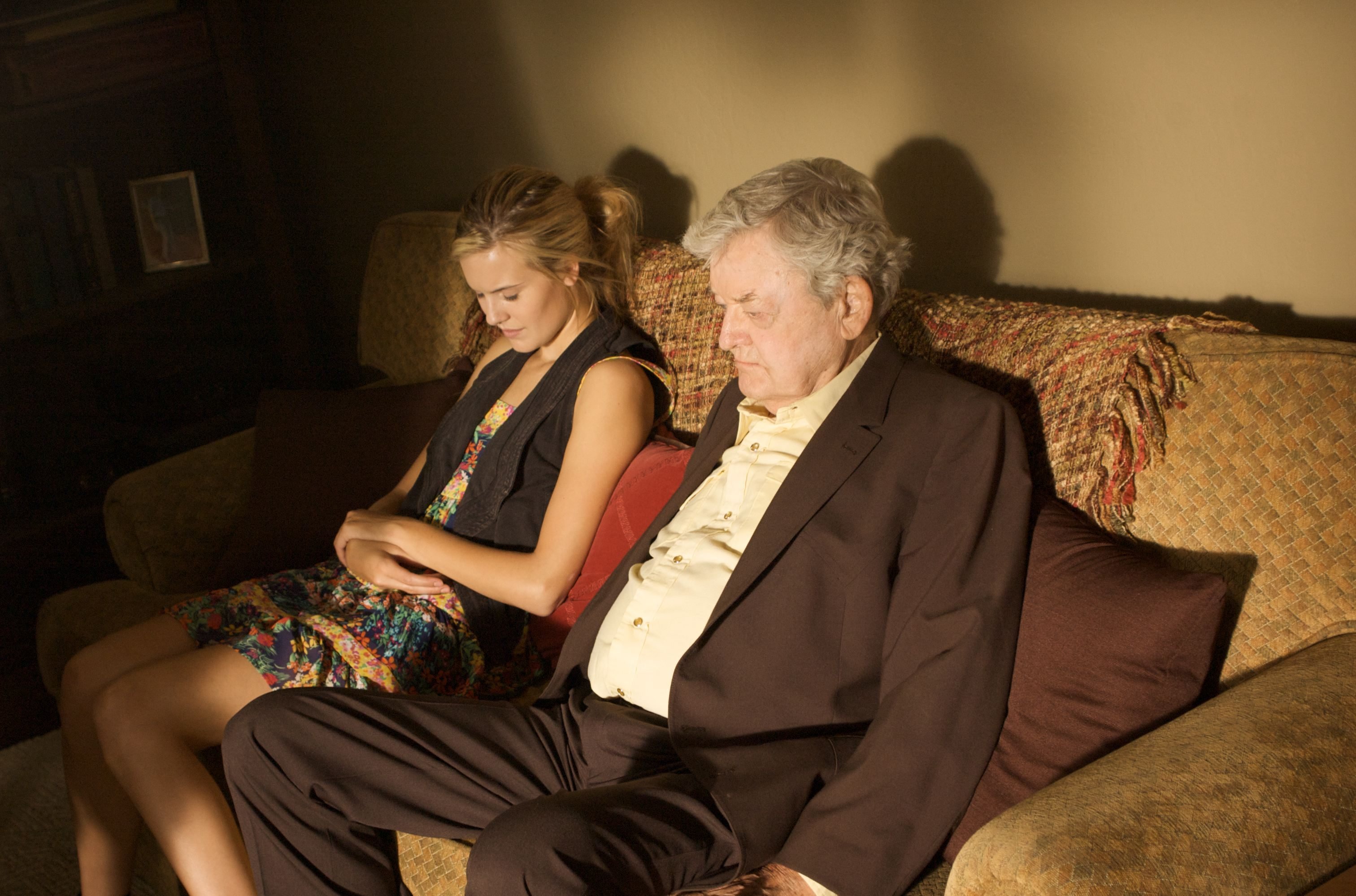 Hal Holbrook and Maggie Grace in Flying Lessons (2010)