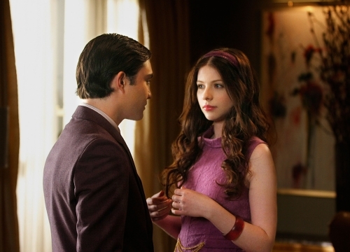 Still of Michelle Trachtenberg and Ed Westwick in Liezuvautoja (2007)