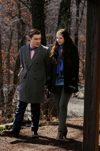 Still of Michelle Trachtenberg and Ed Westwick in Liezuvautoja (2007)