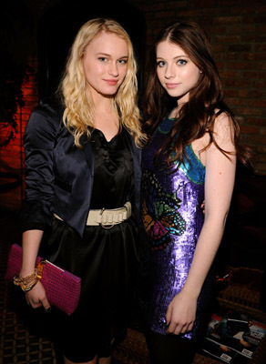 Michelle Trachtenberg and Leven Rambin