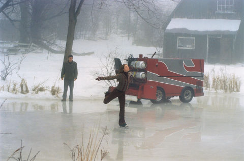 L-R: Teddy (Trevor Blumas), Casey (Michelle Trachtenberg).