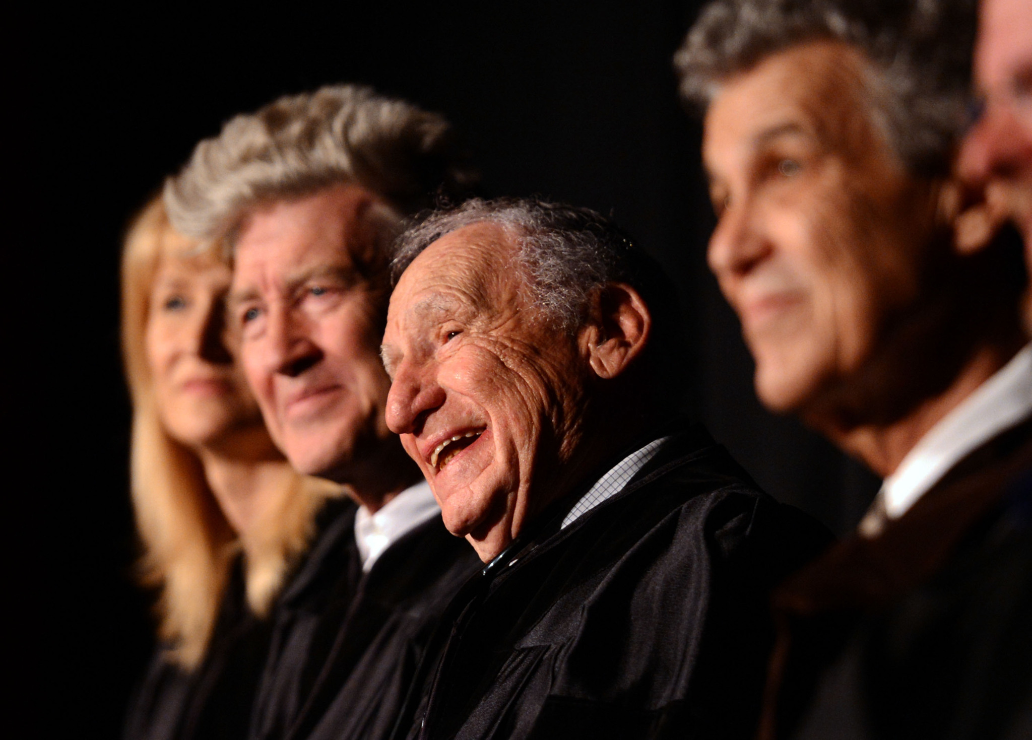 David Lynch, Mel Brooks and Laura Dern