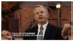 Historian and Museum expert Taylor Stoermer appearing on The History Channel.
