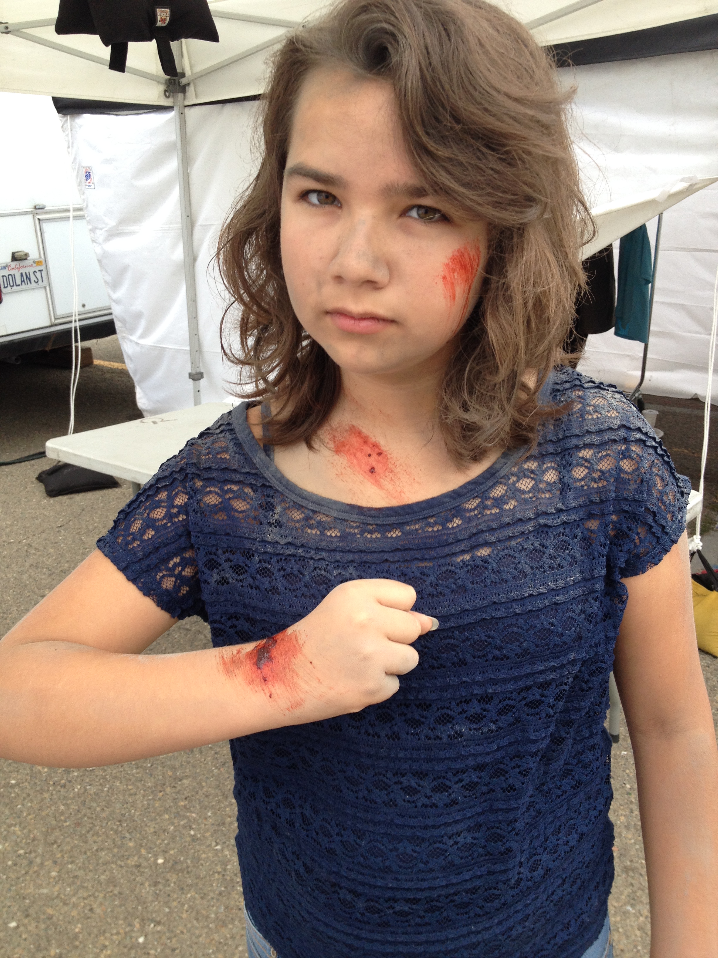 Makeup for disaster movie
