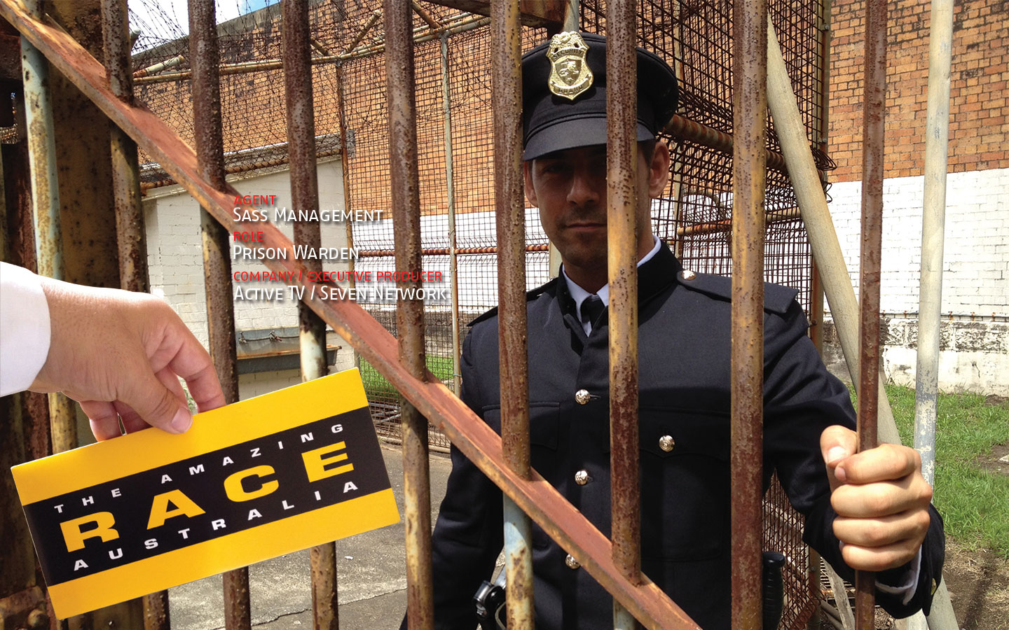 2011-12-12 - The Amazing Race Australia 2 role: Prison Warden company/director: Active TV / Seven Network