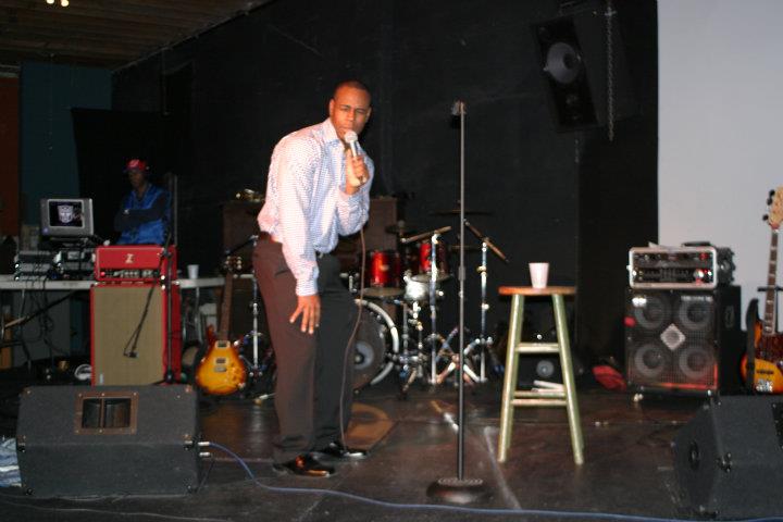 chazz ellis performing standup